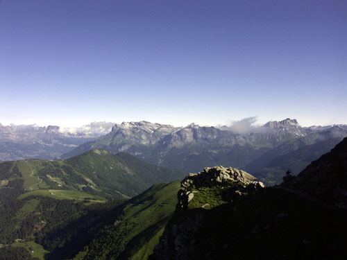 Panorama IV z le Nid d Aigle 2372m