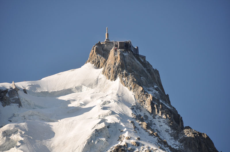 Aiguille du Midi 3842m - stanice lanovky