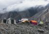 Concordia kemp - vychoz bod pro K2, Broad pk., Gasherbrum C1