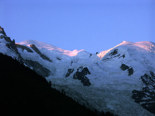 Mont Blanc se probouz do novho dne