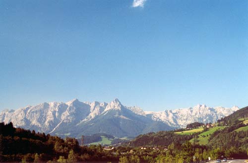 Pkn panorma kousek od Salzburku