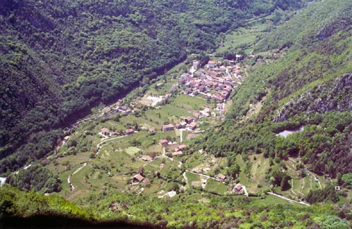 Pohled do udol, n vchoz bod